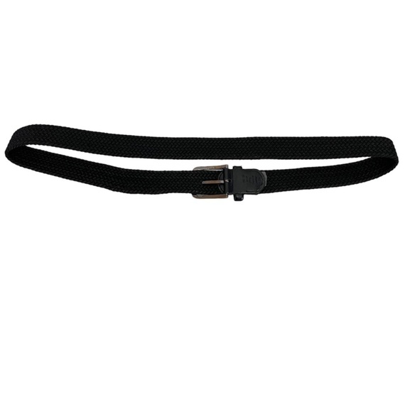 Original Penguin Genuine Leather Black Braided Fashion Belt Men’s 34-36 Waist - Picture 7 of 7
